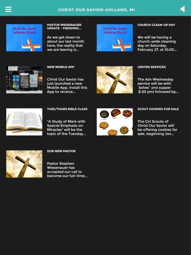 Christ Our Savior-Holland, MI iPad  স্ক্রিনশট