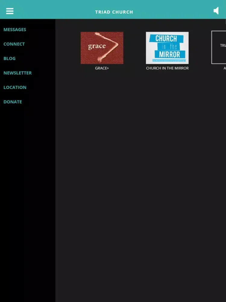 Ảnh chụp màn hình của Triad Church iPad 