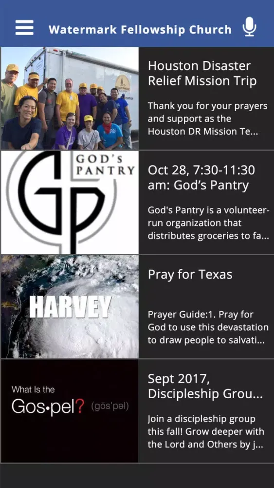Capturas de pantalla de Watermark Fellowship Church