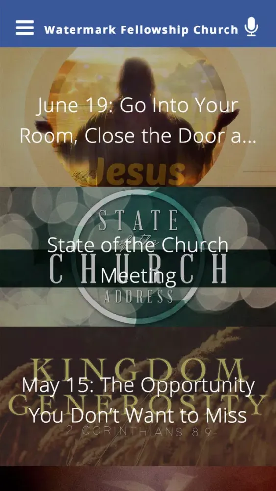 Capturas de pantalla de Watermark Fellowship Church