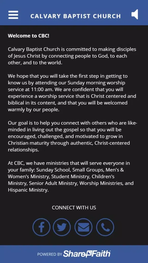 Скриншоты Calvary Baptist Idaho Falls