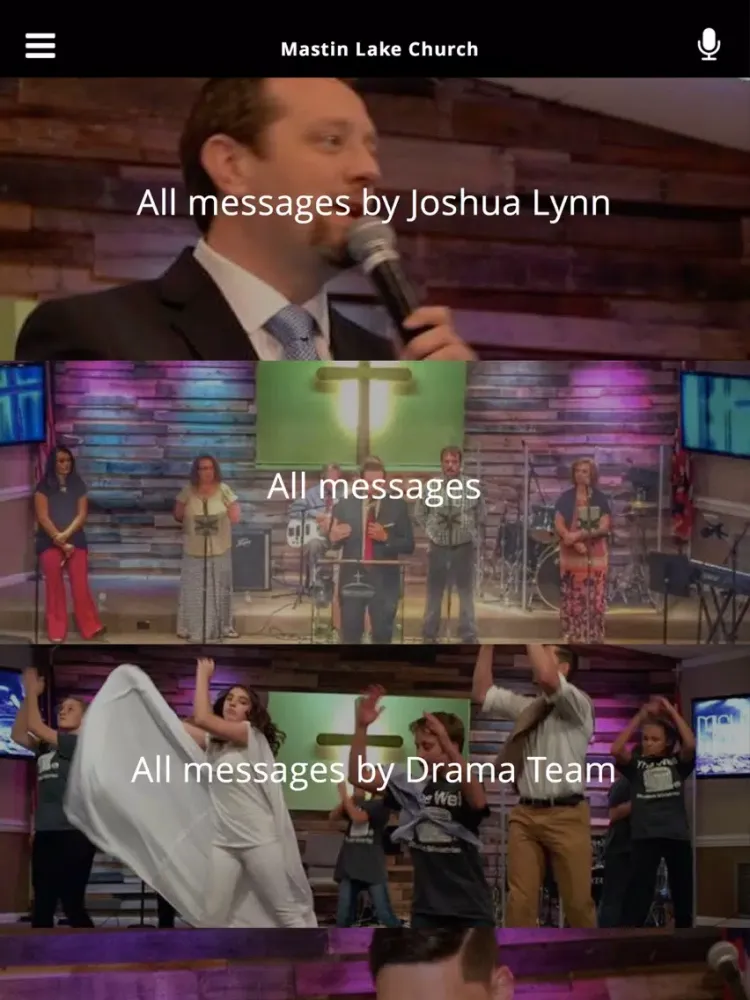 Mastin Lake Church iPad  Ekran Görüntüleri