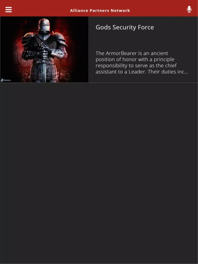 Alliance Partners Network iPad  Screenshots