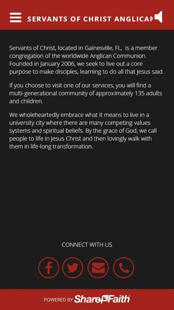 Servants of Christ Anglican应用截图