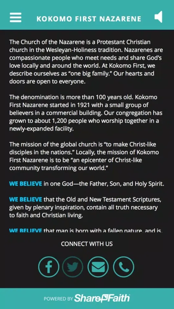 Kokomo First Nazarene Screenshots