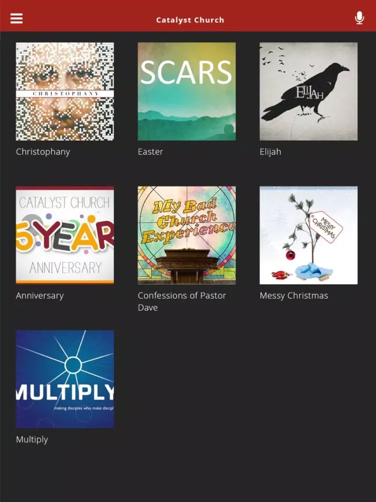 Catalyst Church iPad  Screenshots