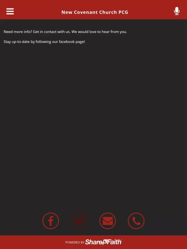 Скриншоты New Covenant Church PCG iPad 