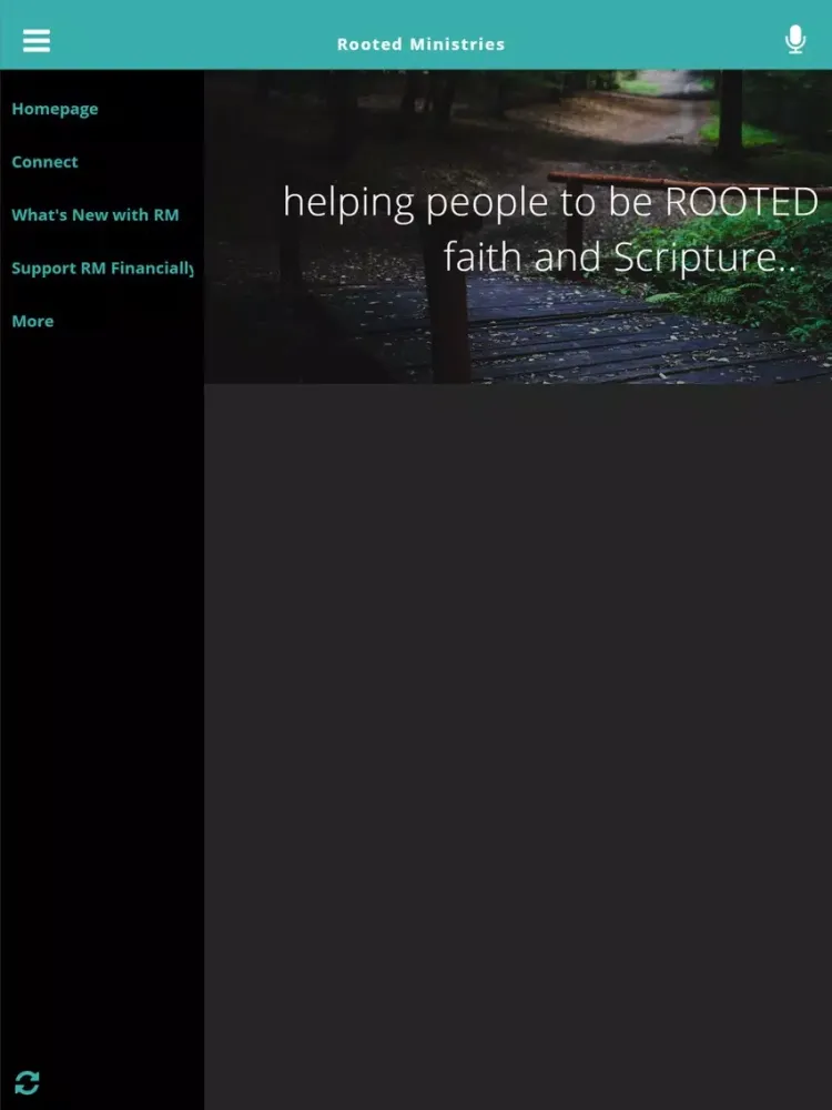 Rooted Ministries iPad  스크린샷