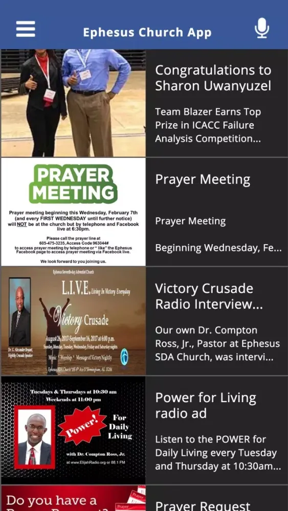 Ephesus Church App سکرین شاٹس