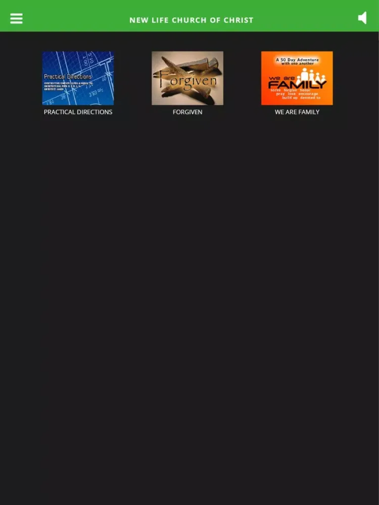 Скриншоты New Life Church of Christ iPad 