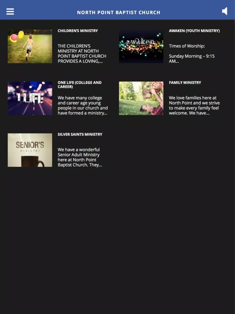 صور North Point Baptist Church iPad 