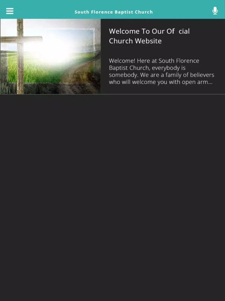South Florence Baptist Church iPad 应用截图