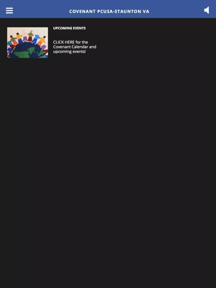 Скриншоты Covenant PCUSA-Staunton VA iPad 