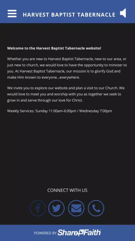 Harvest Baptist Tabernacle應用截圖