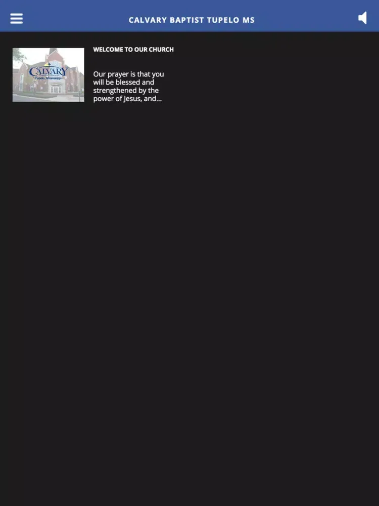 Calvary Baptist Tupelo MS iPad  স্ক্রিনশট