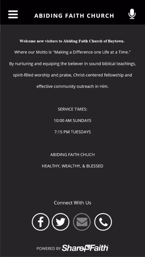 ABIDING FAITH CHURCH应用截图