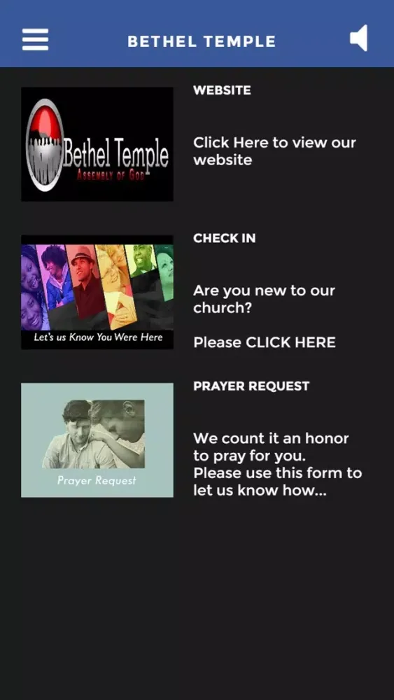 Bethel Temple Ekran Görüntüleri