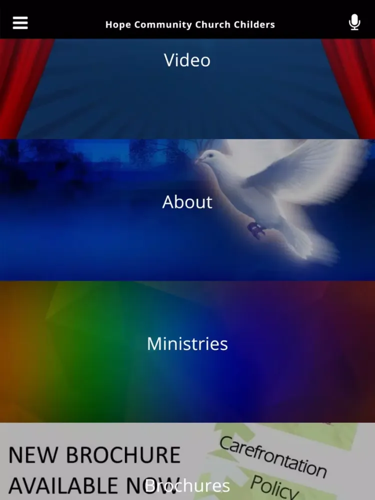 Скриншоты Hope Community Church Childers iPad 