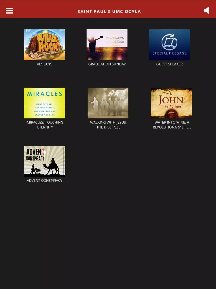 Скриншоты Saint Paul's UMC Ocala iPad 