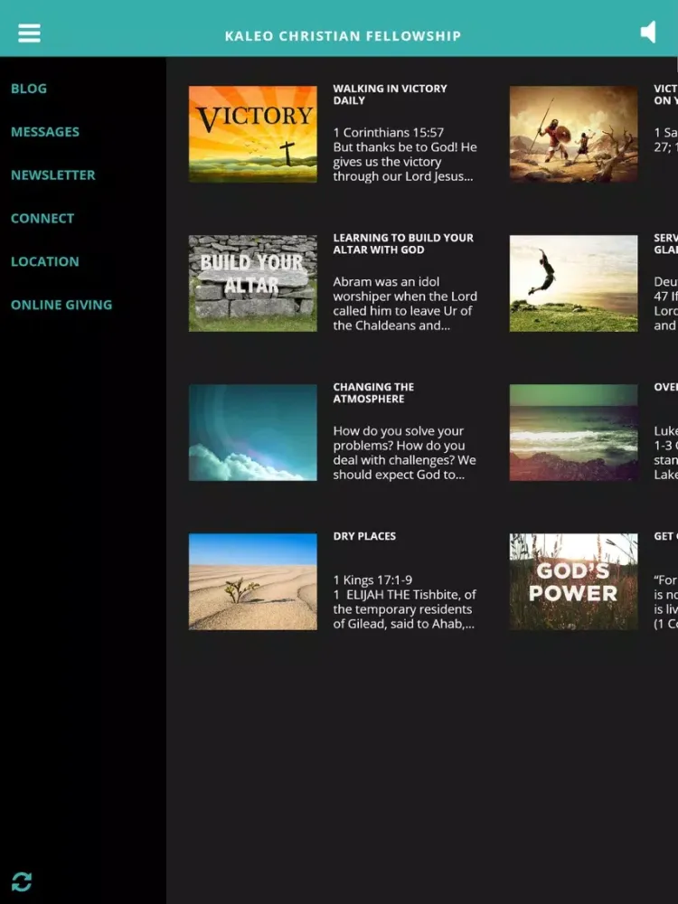 Kaleo Christian Fellowship iPad  سکرین شاٹس