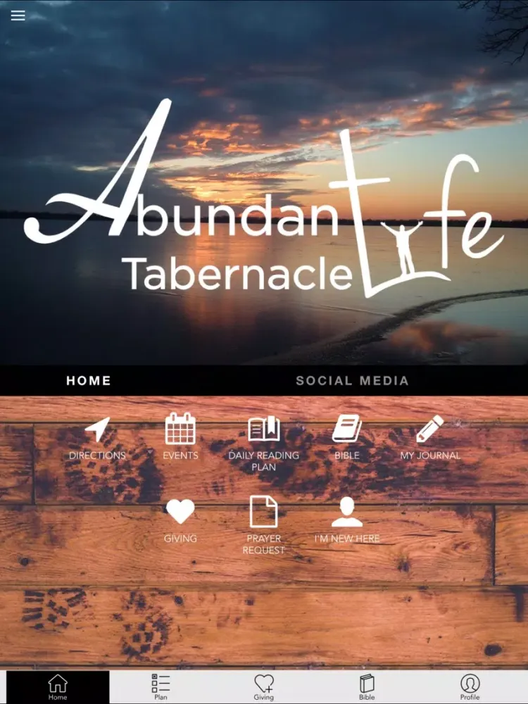 Captures d'écran de Abundant Life Tab iPad 