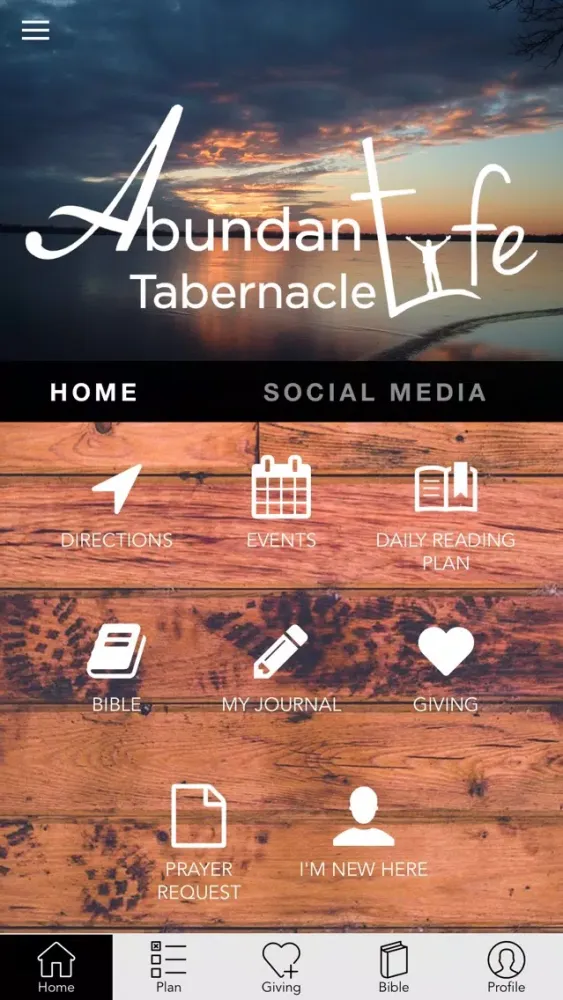 Captures d'écran de Abundant Life Tab
