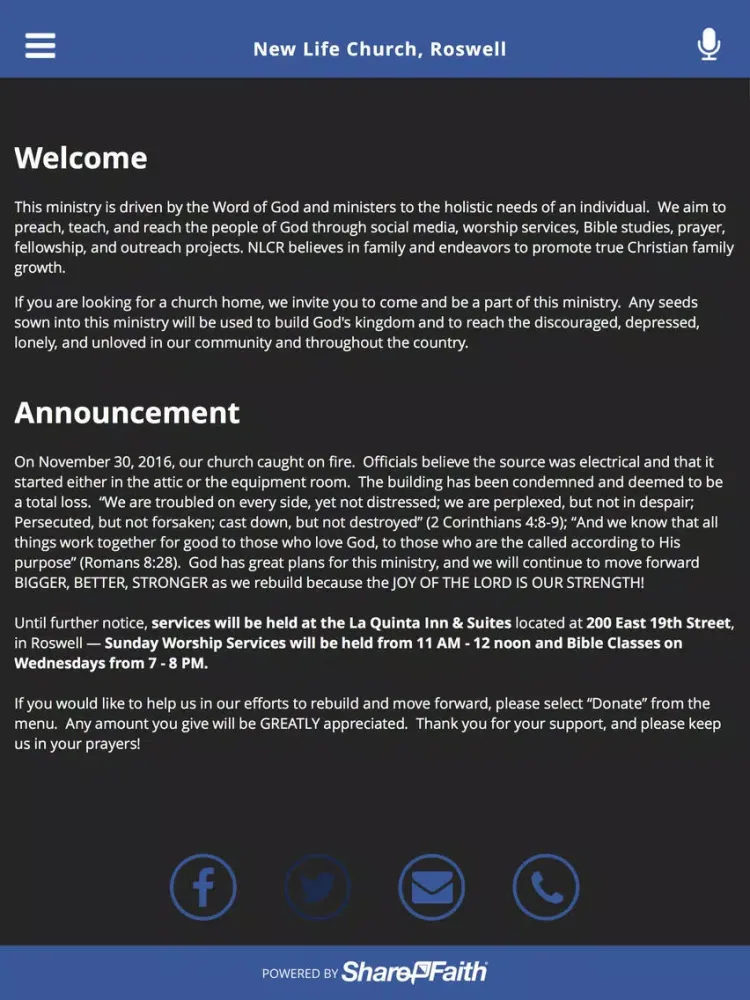 New Life Church of Roswell iPad 應用截圖