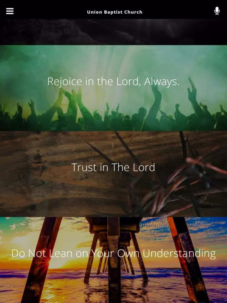 تصاویر Union Baptist Church iPad 