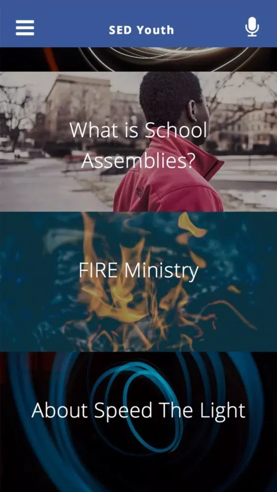 Capturas de tela do SED Youth