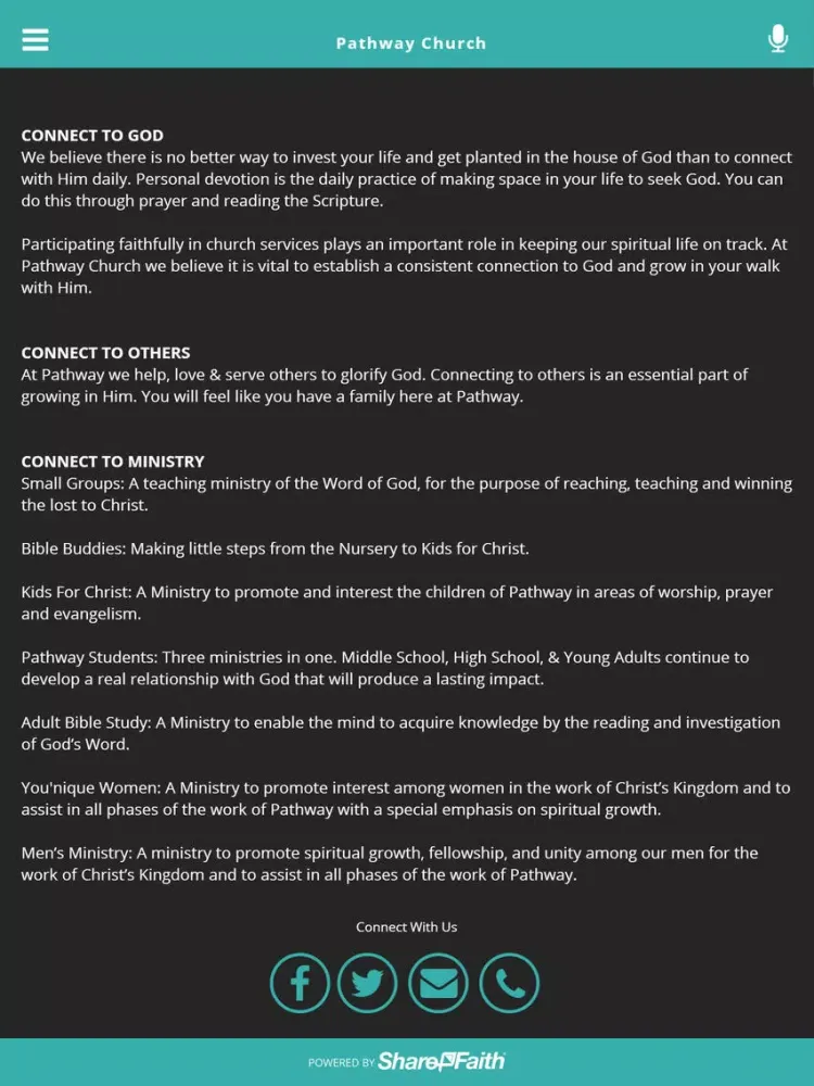 Pathway Church NC iPad 应用截图