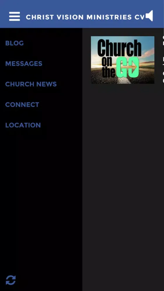 Tangkapan skrin Christ Vision Ministries CVM
