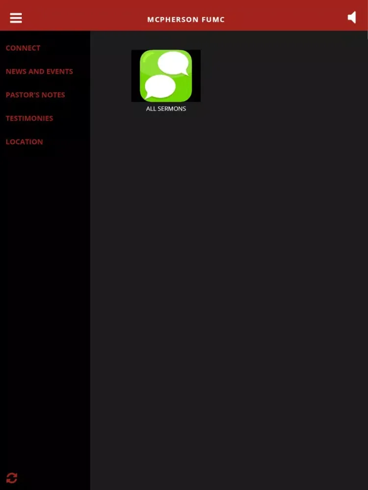 McPherson FUMC iPad  Screenshots