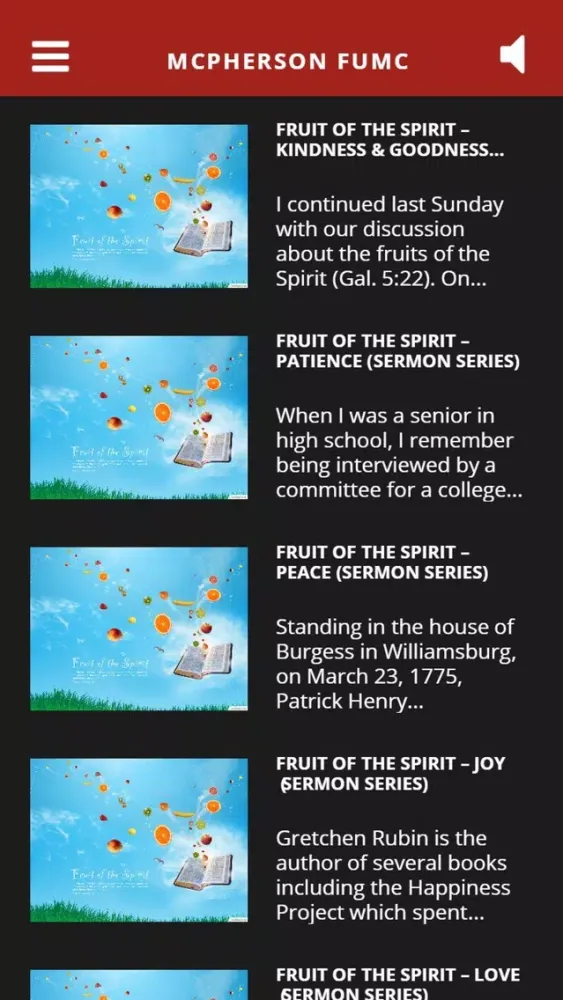 McPherson FUMC Screenshots