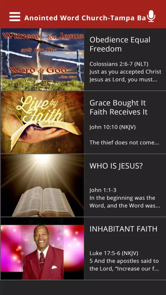 Anointed Word Church-Tampa Bay スクリーンショット