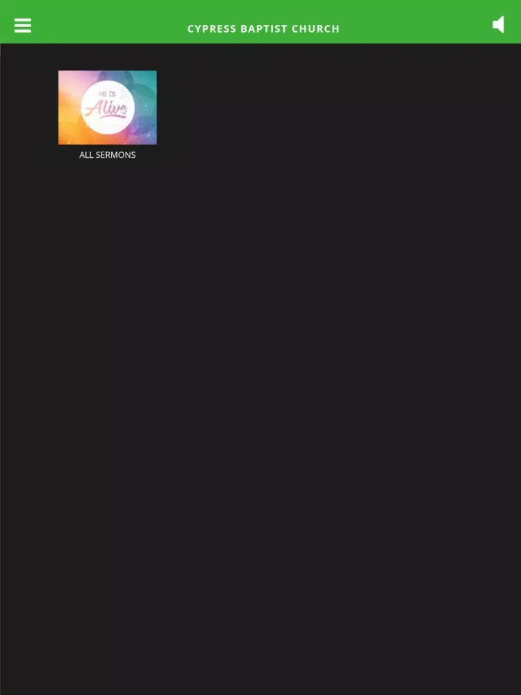 Cypress Baptist Church Mobile iPad  Screenshots