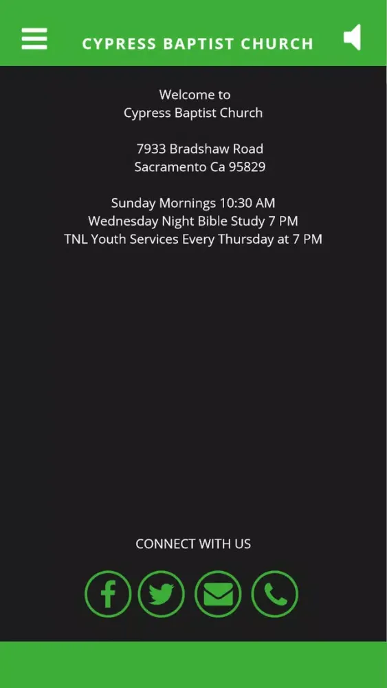 Cypress Baptist Church Mobile Screenshots