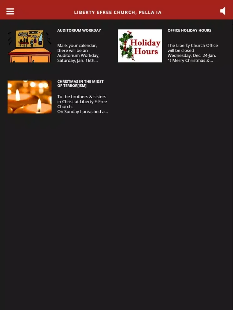 تصاویر Liberty EFree Church, Pella IA iPad 