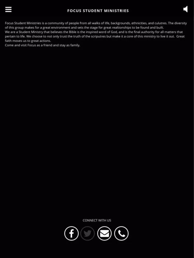 Focus Student Ministries iPad 应用截图