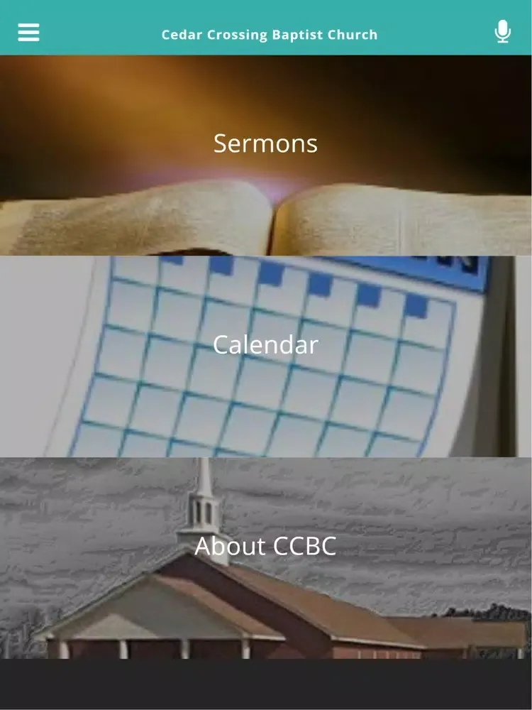 Скриншоты Cedar Crossing Baptist Church iPad 