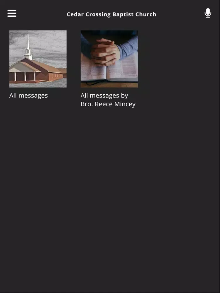Скриншоты Cedar Crossing Baptist Church iPad 
