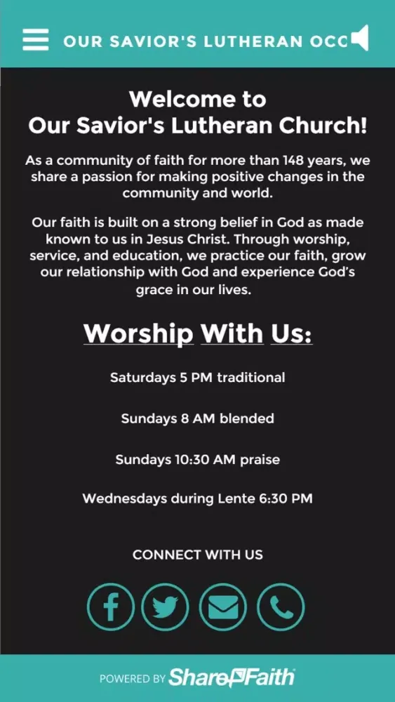 Скриншоты Our Savior's Lutheran Ocon, WI