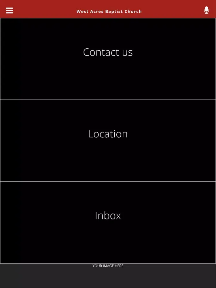 West Acres Baptist Church iPad  Screenshots