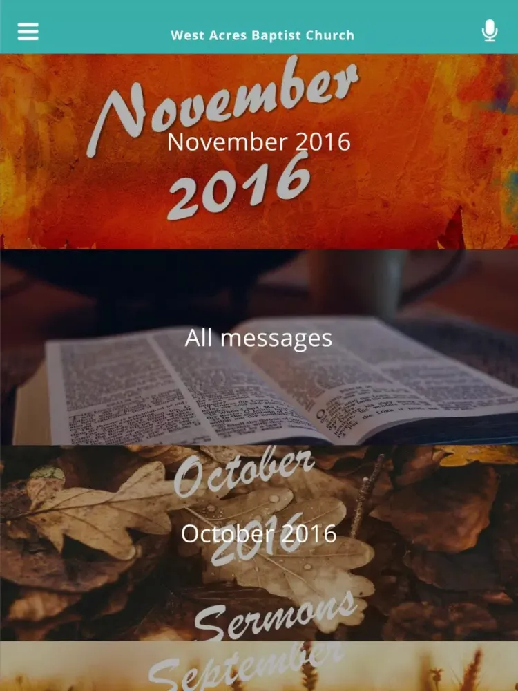 West Acres Baptist Church iPad  Screenshots