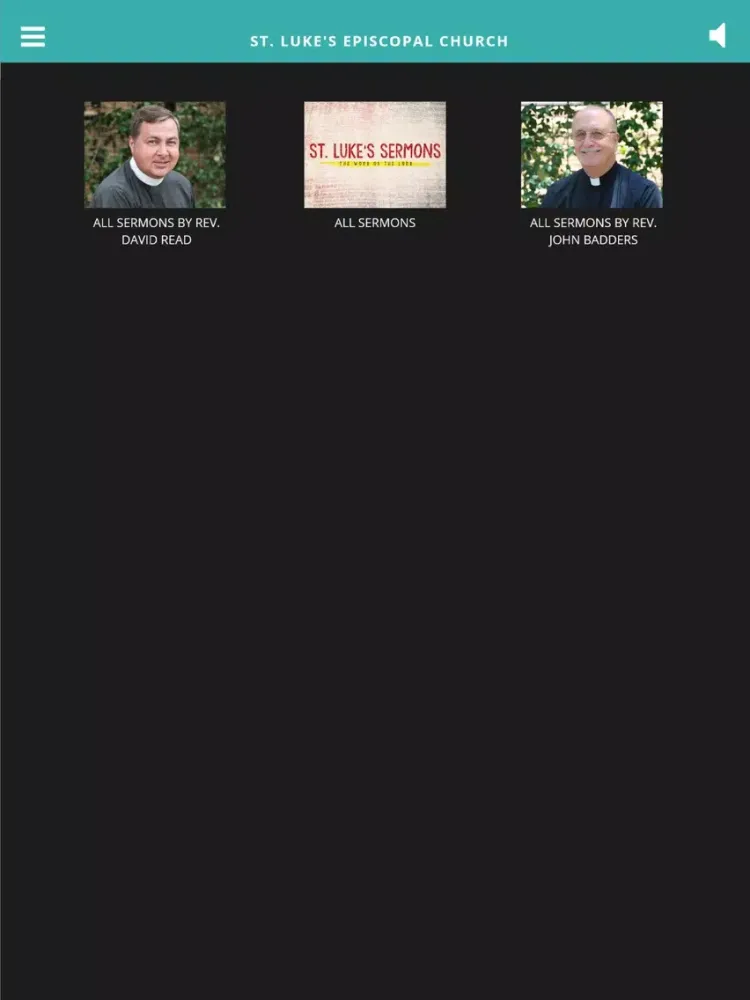 Capturas de tela do St. Luke's Episcopal Church iPad 
