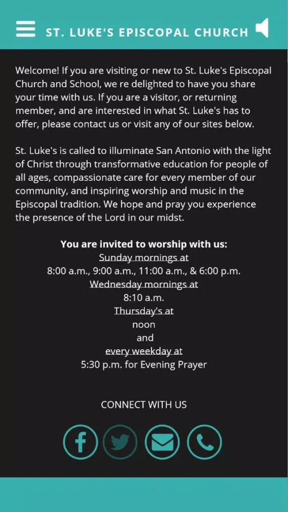 Capturas de tela do St. Luke's Episcopal Church