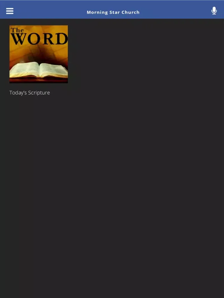 Capturas de pantalla de Morning Star Church iPad 