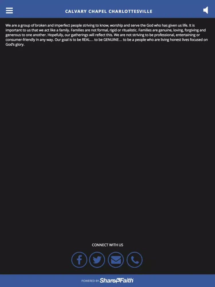 Screenshot di Calvary Chapel Charlottesville iPad 