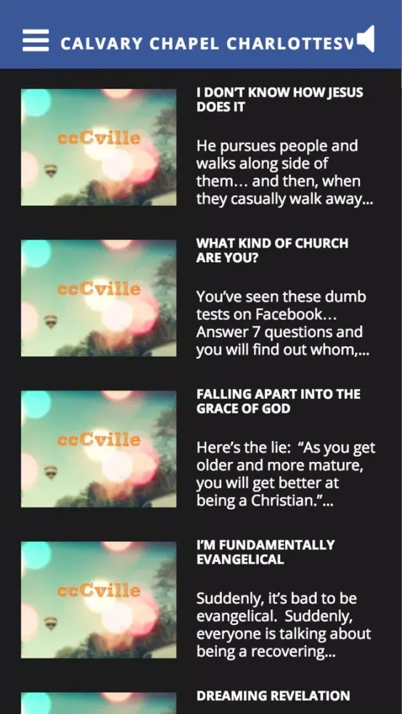 Screenshot di Calvary Chapel Charlottesville