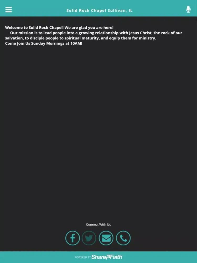 Solid Rock Chapel Sullivan, IL iPad  스크린샷
