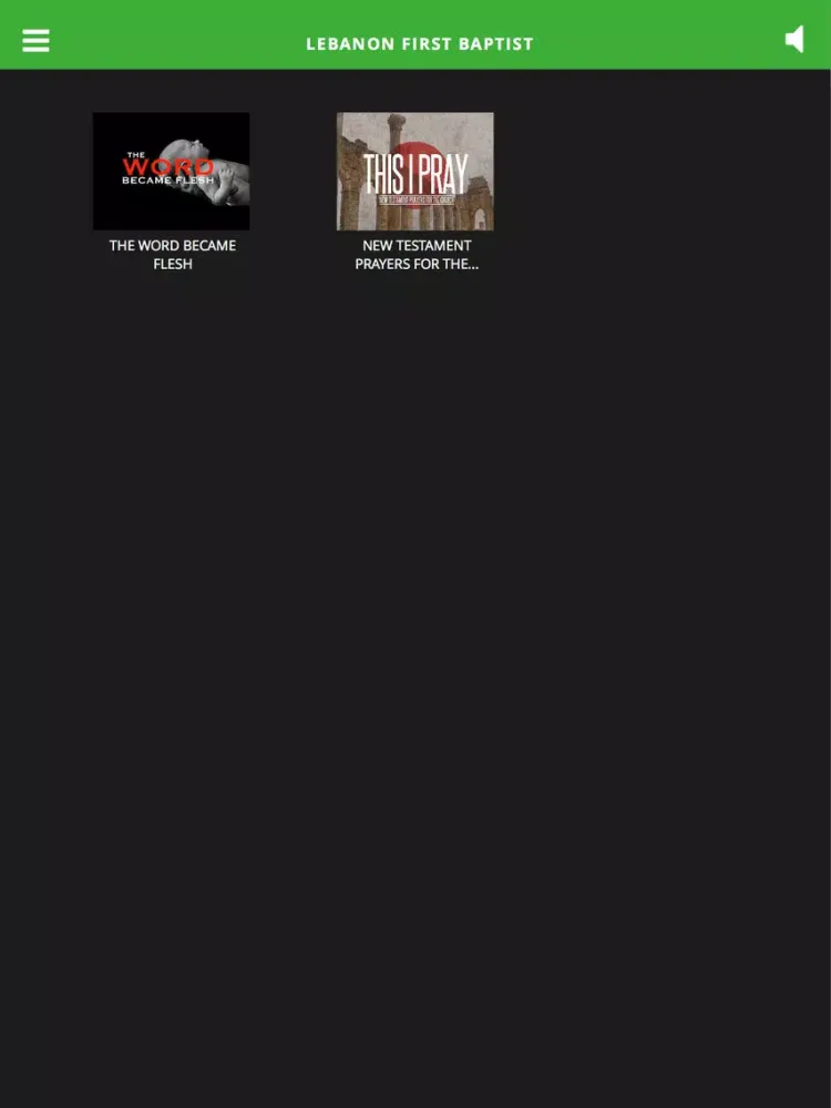 Lebanon First Baptist iPad  Screenshots